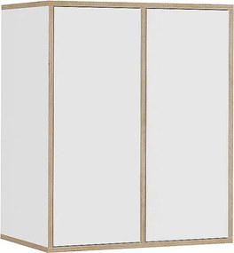 Półka ścienna biały 63x40x75 tetrix