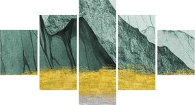 Obraz - Emerald Mountains N⁰2 (125x70 cm)