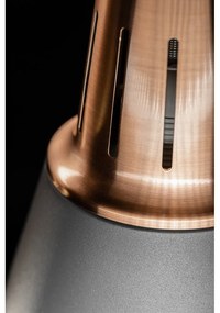 Szara lampa wisząca z metalowym kloszem ø 22 cm Gianni – GTV