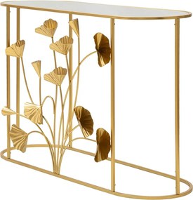 Konsola w kolorze złota 40x120 cm Flow – Mauro Ferretti