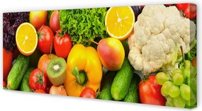 Fotoobraz na płótnie Zielona Kompozycja Warzywna