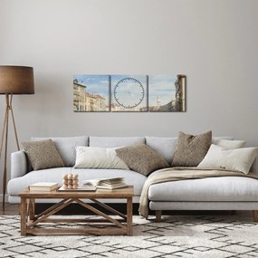Obraz - Richard Parkes Bonington, The Grand Canal, reprodukcje (z zegarem) (90x30 cm)