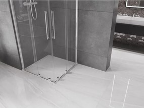 Mexen Velar Duo kabina prysznicowa rozsuwana 90 x 90 cm, transparent, chrom - 871-090-090-02-01