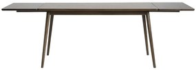 Brązowy rozkładany stół z blatem w dekorze dębu 150x90 cm Barrali – Unique Furniture