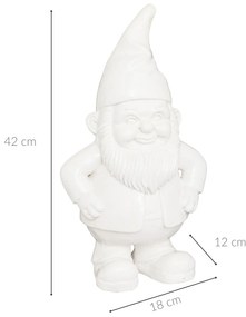 Krasnal ogrodowy ANAO, figurka dekoracyjna, 42 cm