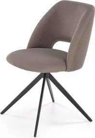 Obrotowe krzesło do jadalni z tkaniny membranowej K546 Halmar