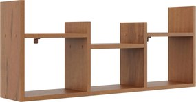 Nowoczesna Półka Ścienna W Kolorze Orzech F5-T33