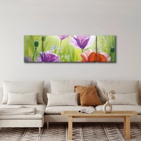 Obraz - Maki (170x50 cm)