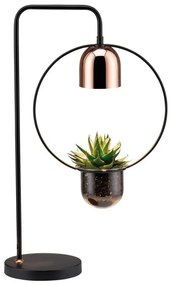 Paulmann 79746 - 1xGU10/20W Lampa stołowa FANJA 230V przydymiona