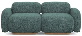 Turkusowa sofa modułowa 190 cm Ailani – Makamii