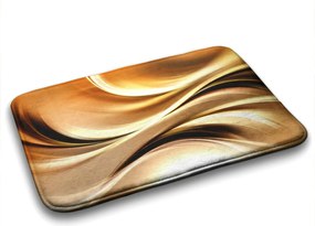 Dywanik łazienkowy antypoślizgowy Dywanik łazienkowy antypoślizgowy Złota Abstrakcja