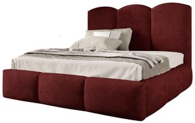 Bordowe łóżko chmurka z pojemnikiem 5 rozmiarów S2-E55