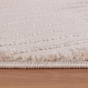 Dywan 3D nowoczesny Sahara Wstęga beżowy 80 cm x 250 cm