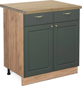 Szafka dolna do kuchni green gold country 80x60x82 fame-line