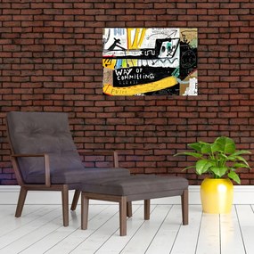 Obraz na szkle - Graffiti (70x50 cm)