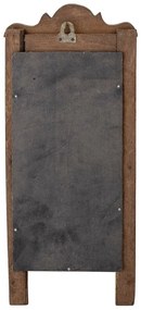 Lustro z drewnianą ramą ścienne 17,5x43 cm Sehar – Bloomingville