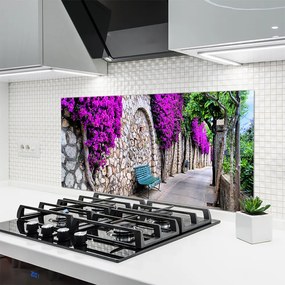 Panel Szklany Odpoczynek w Parkowej Alejce