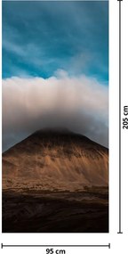 Fototapeta na drzwi - Chmura nad szczytem (95x205cm)