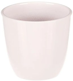 Osłonka ceramiczna na kwiaty Terakota, śr. 10 cm, biały