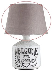 Rabalux - Klosz wymienny do lamp stołowych PETRA E14 brązowy/biały