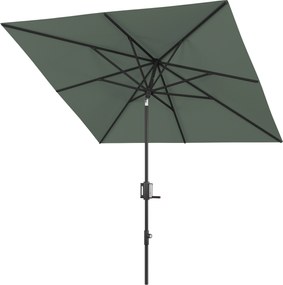 KNIRPS APOLL CZARNY 240 x 240 cm - ogrodowy parasol centralny