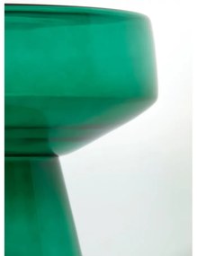 Szklany okrągły stolik ø 37 cm Dakwa – Light &amp; Living