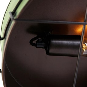 Industrialna lampa sufitowa zielona 35 cm - Barril