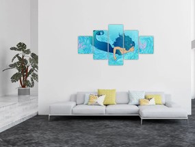 Obraz - Syrenka (125x70 cm)