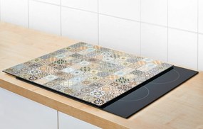 Szklana płyta ochronna na kuchenkę MOZAIKA, duża, ZELLER