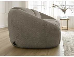 Szarobrązowa sofa z materiału bouclé 230 cm Tina – Bobochic Paris