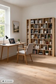 Wysoki regał biblioteczka na książki dąb sonoma S0-P33