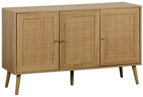 Komoda z potrójnymi drzwiczkami w stylu boho - Iwania 4X