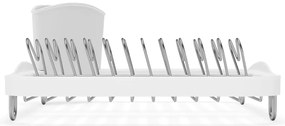 Biały stalowy ociekacz 36x28 cm Sinkin – Umbra