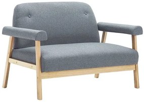Tapicerowana sofa 2-osobowa Uxis 2G - jasny szary