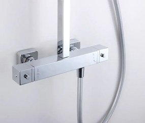 Zestaw prysznicowy kolumna prysznicowa z termostatem 3011 BasicWraz z wężem prysznicowym