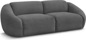 Szara sztruksowa sofa 250 cm Tina – Bobochic Paris