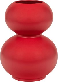 Czerwony ceramiczny wazon (wysokość 36 cm) Tuga – noo.ma