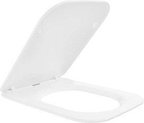 Mexen deska wolnoopadająca slim, duroplast, biała połysk - 39090100