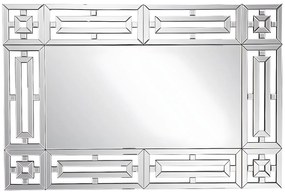 Lustro ścienne ze stali nierdzewnej - Szer. 120 x Wys. 80 cm- LOAYE