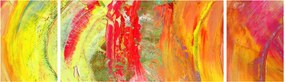 Obraz abstrakcji - malarstwo (170x50 cm)