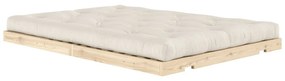 Beżowa lniana rozkładana sofa 145 cm Flip – Karup Design
