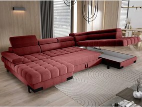 Narożnik SELVA XL Prawostronny z funkcją spania i pojemnikiem AUSTIN 08 WERSAL