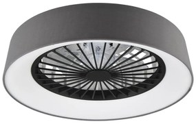 Szara lampa sufitowa LED Farsund – Trio