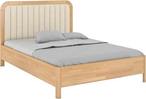 Łóżko bukowe Visby MODENA, 160X200, naturalny/ecru