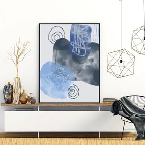 Plakat - Malowana abstrakcja (A4)