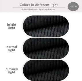 Antracytowe łóżko kontynentalne ze schowkiem 180x200 cm Fresco – Maison de Rêve