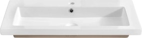 Prostokątna umywalka ceramiczna 100 cm C8-N81