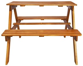 Dziecięcy stolik piknikowy z parasolem H9-K07