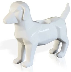Geometryczna rzeźba psa