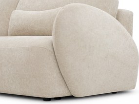 Kanapa z funkcją spania Dinel - jasny beżowy szenil Vibe 06